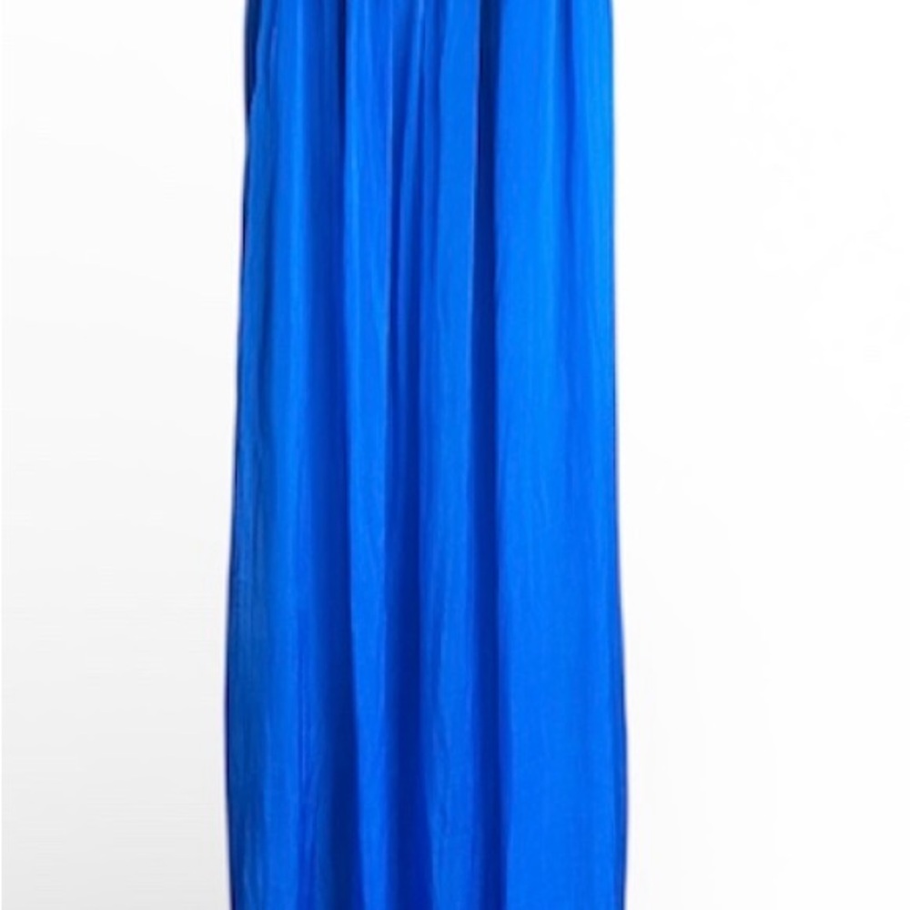 Lavender Bird Royal Blue Maxi Dress